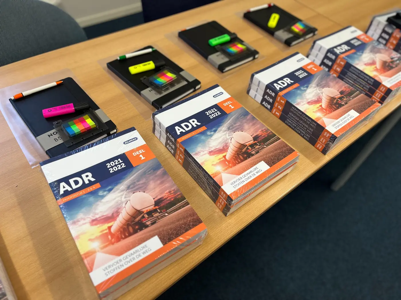 ADR-lesmaterialen voor gerichte opleiding en deskundigheidsbevordering